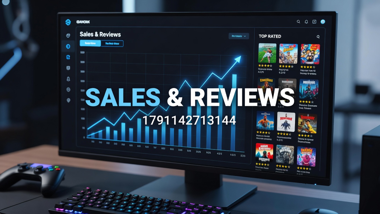 Overview of video game sales charts and review aggregate dashboards from major platforms in 2026